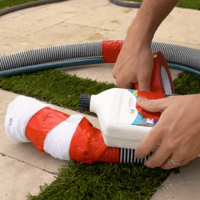 atar las mangueras, iniciar la piscina, cómo llenar una piscina, iniciar orenda