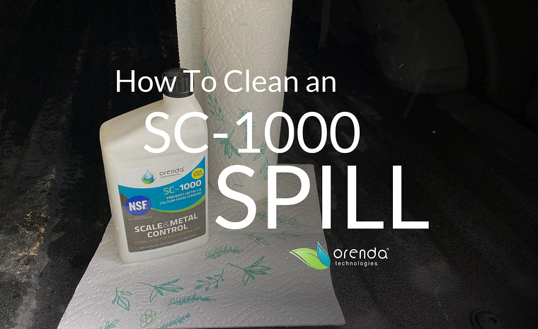 how to clean a spill by orenda sc-1000